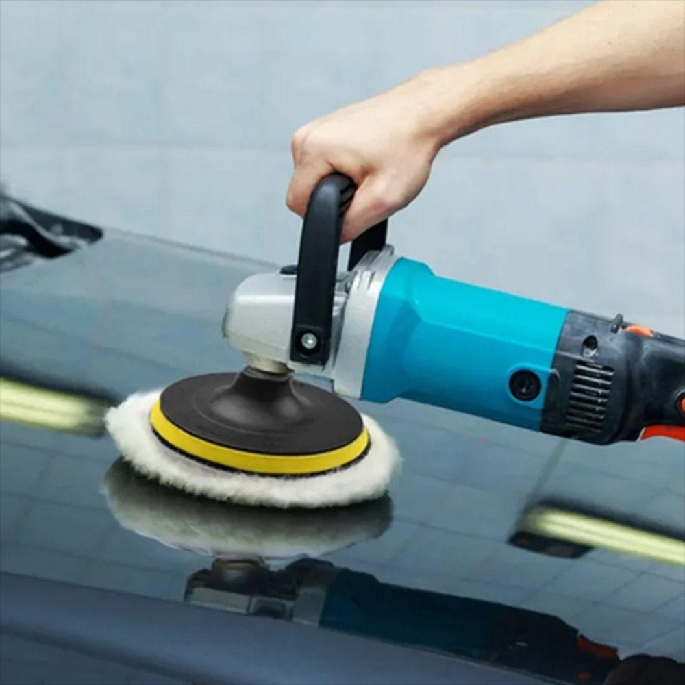 5Pcs 3/4/5/6/7 inch Car Waxing Sponge Disk  for Polisher Machine Auto Paint Care