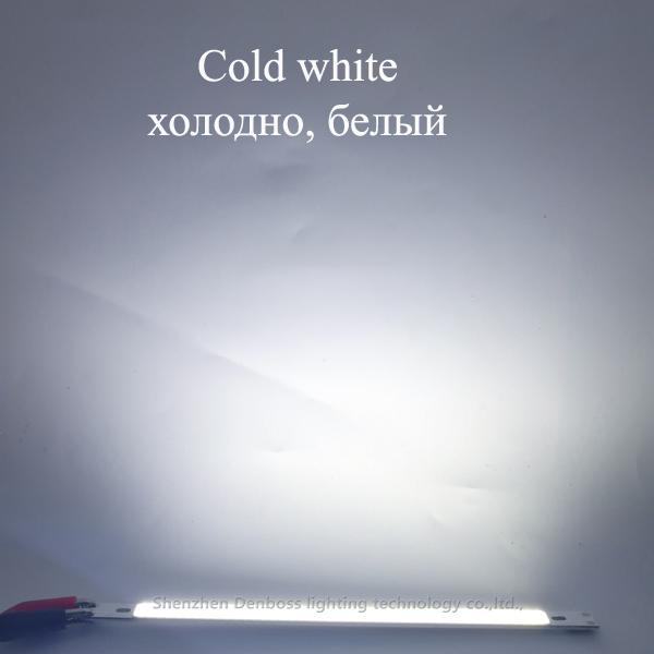 3V 3.7V DC 60mm 8mm LED COB Strip 1W 3W Warm Cold White Blue Red COB LED Light Source for DIY Bicycle Work Lamp KTY