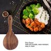 Non-stick Natural Wooden Rice Paddle, Shallow Round Head Rice Spoon, Kufooeyhnc98vm3