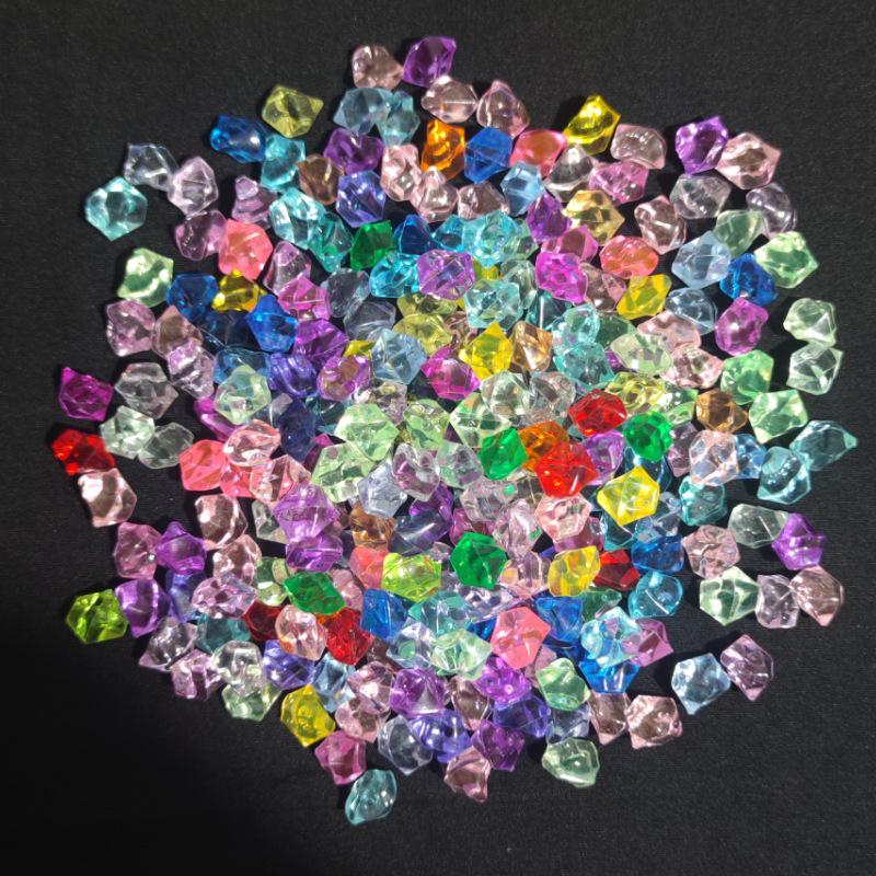 Glaçons transparents en acrylique de grande taille pour bijoux, accessoires photo et projets de bricolage