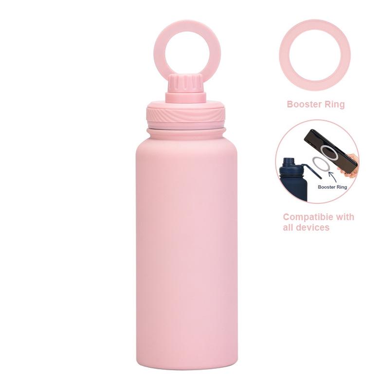 Magnetic Lid Sports Water Bottle
