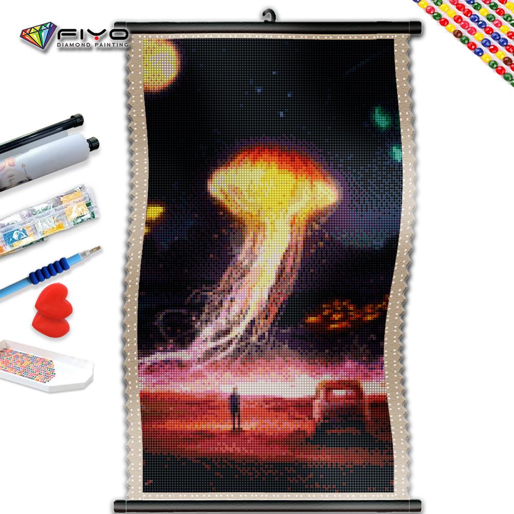 

5D DIY Рамка Алмазная картина Вышивка Животное Полная квадратная мозаика Мечта Медуза Изображение Стразы Домашний Декор Подарок