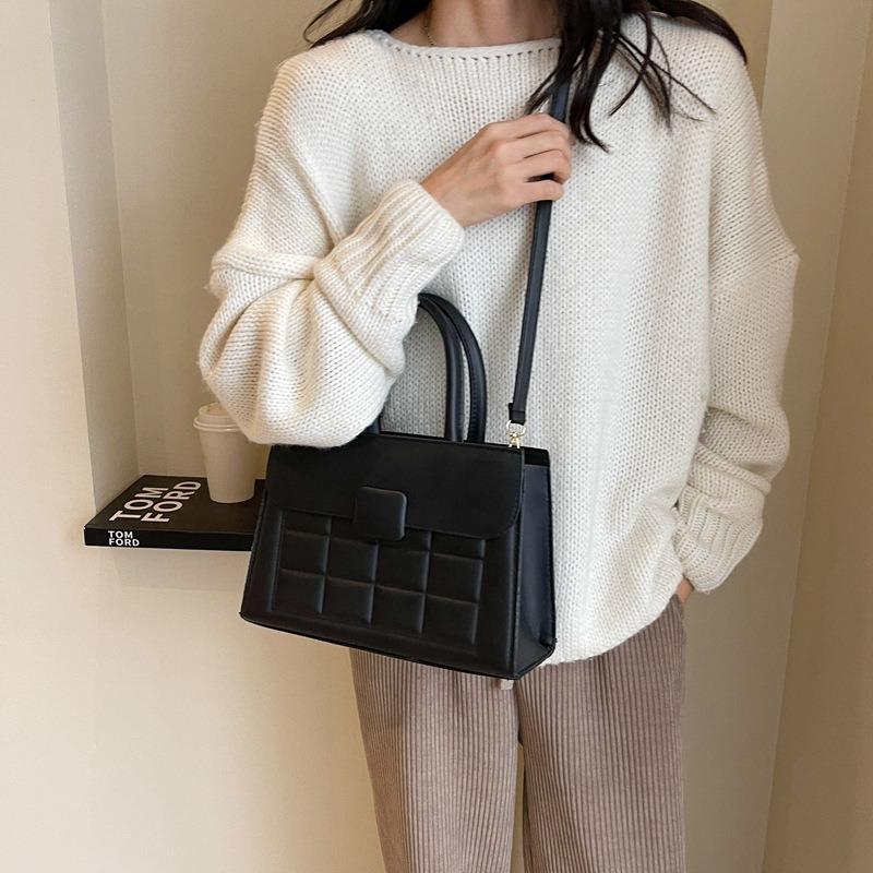Fashion handbag bag women's new simple small square bag personalized shoulder bag trendy casual messenger bag