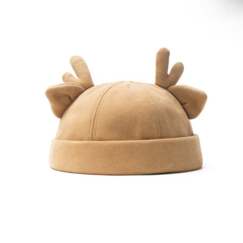 Solid Color Melon Skin Hat Cotton Beanie Hat Unisex Landlord Hat Outdoor