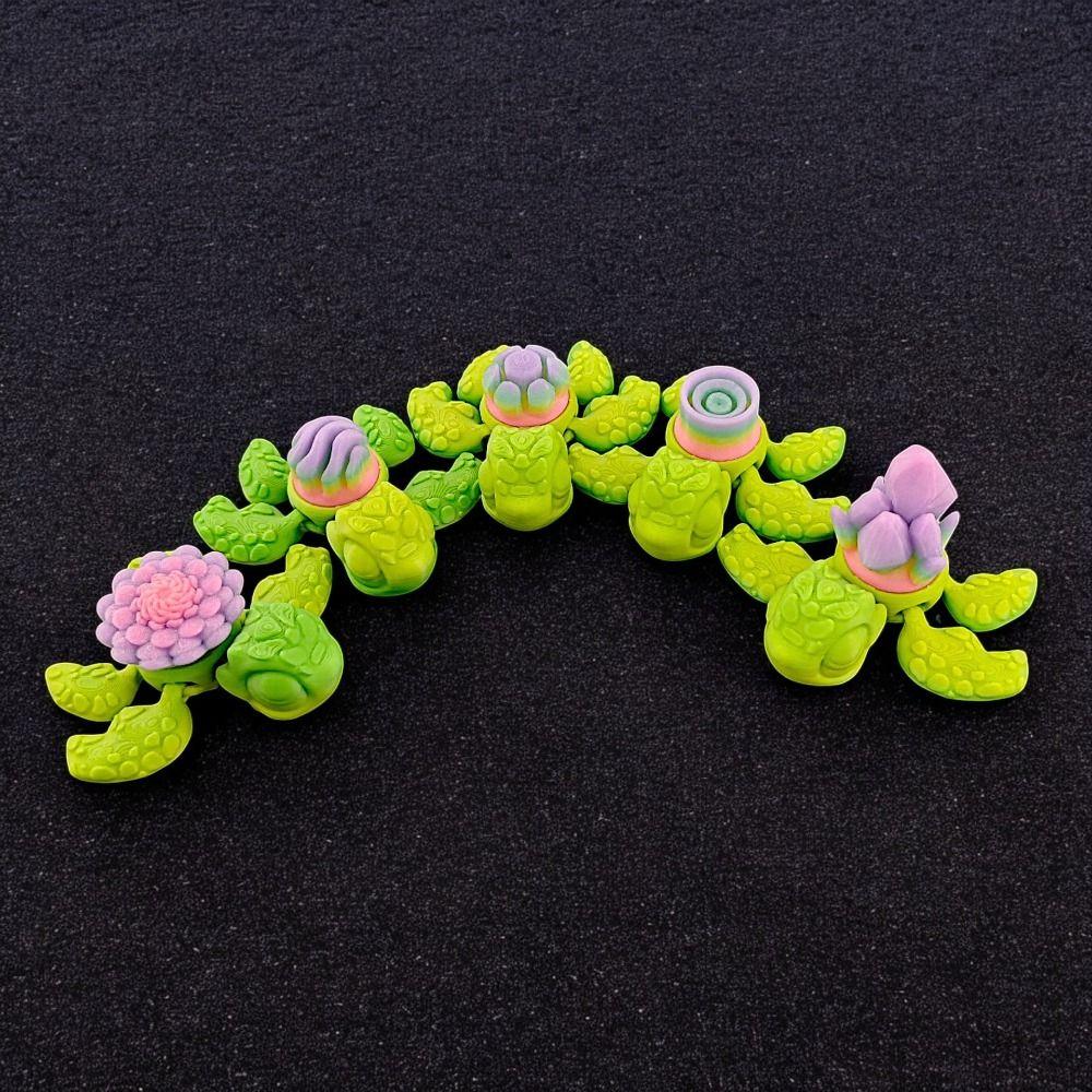 

Lotus Turtle 3D Printing Doll Luminous 3D Printing Turtle New Wave Turtle Mobile Toy Kids Toy style E