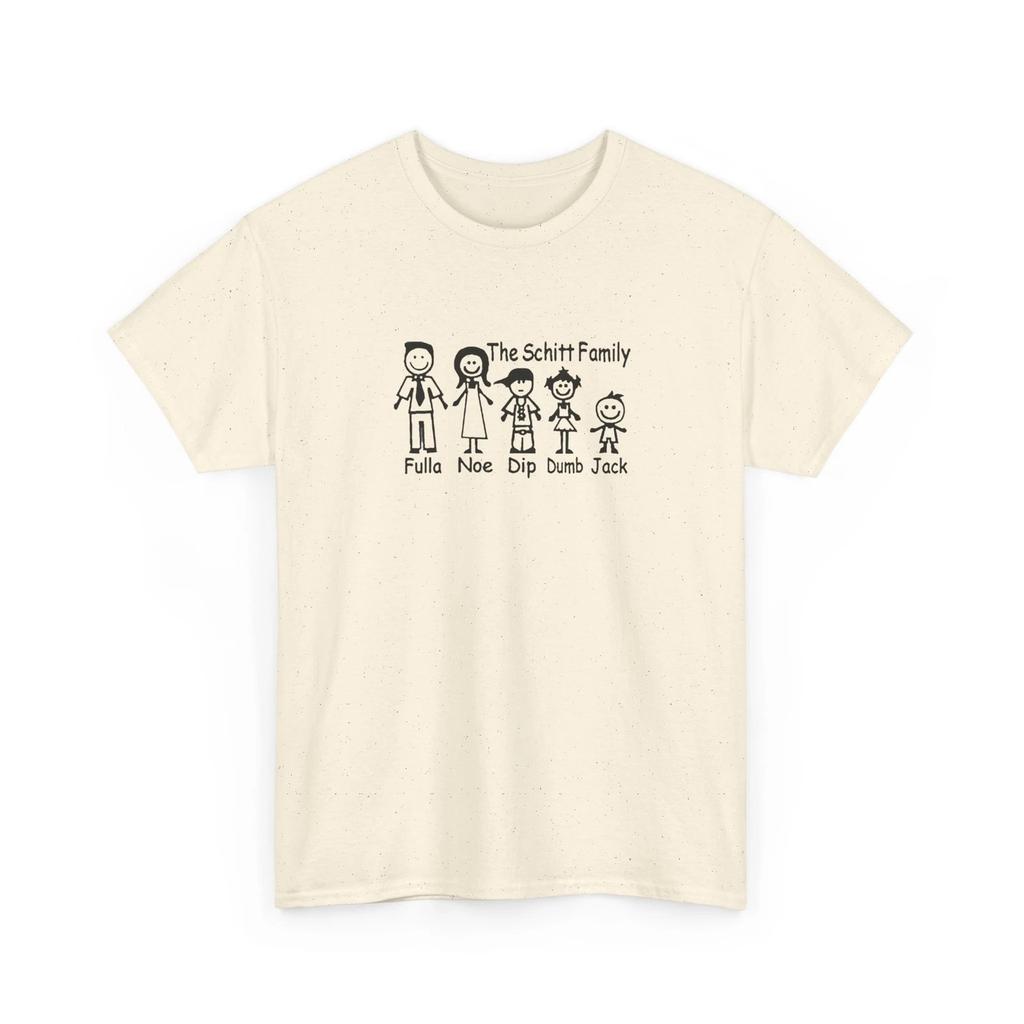 The Schitt Family Funny Printed T Shirt Humorous Silly Pop Culture Collectible