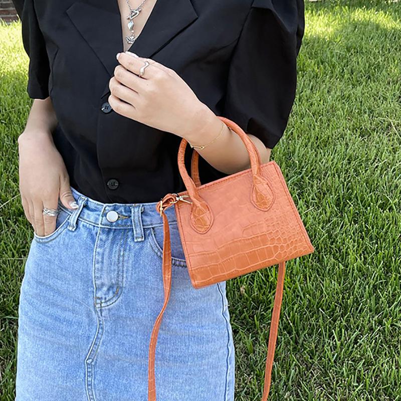 Yogodlns новая женская сумка из искусственной кожи с мягкой поверхностью с крокодиловым — фото 3