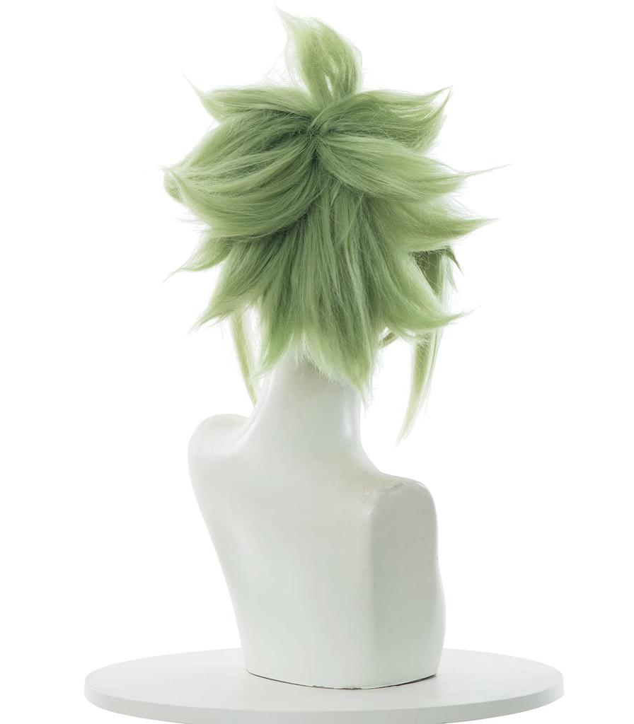 NOKIJP Genshin Impact Lightning-like Kuki Shinobu Cosplay Wig, Smooth and Easy to Style, Heat-Resistant Wig (Kuki Shinobu, Wig)
