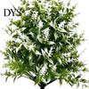 Lavender Plant For Home Artificial Topiary Ball Tree UV Resistant Fake Shrub Bushes with Retro Style Flowers Stake Realistic Plants for Wedding Patio