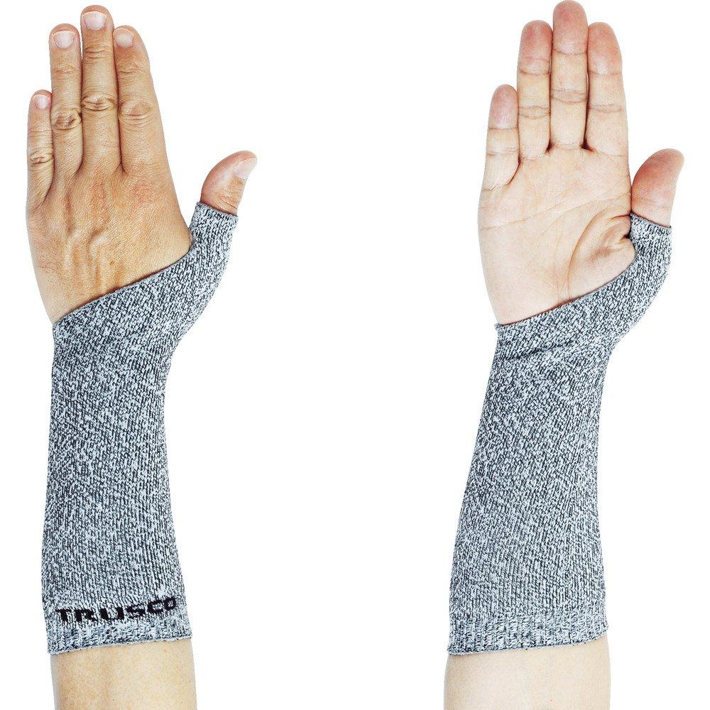

TRUSCO Arm Cover with 1 Cut-Resistant Thumb, 250mm, Pair, TGMB-250 чёрный