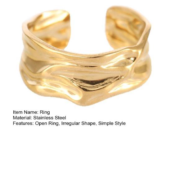 Adjustable Ring Lightweight Comfortable To Wear Anti-Oxidation Open Ring Exquisite Craftsmanship Niche Style Ring for