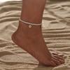 Summer Pearl Daisy Pendant Beach Personality Sweet Cute Anklet