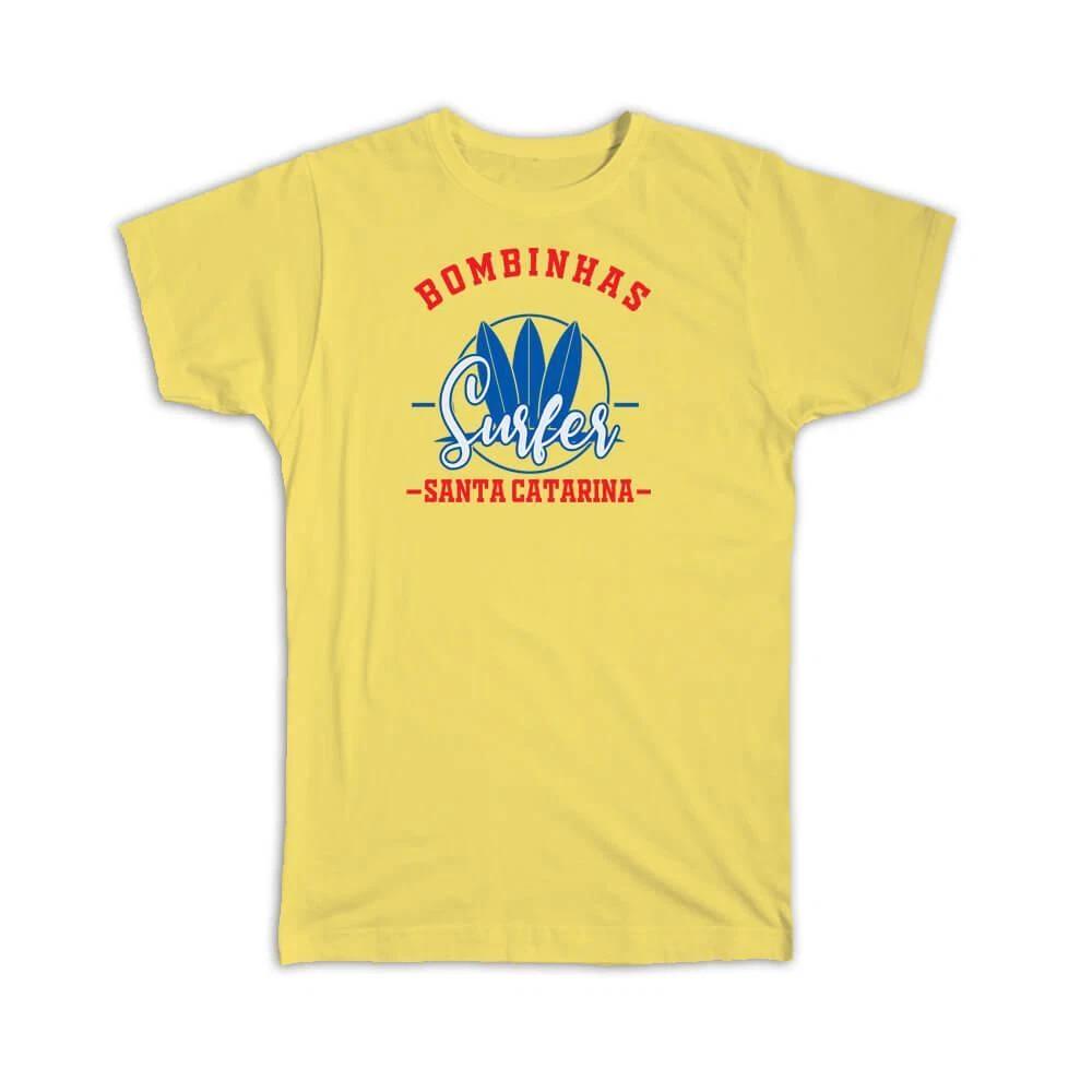 

Gift T-Shirt : Bombinhas Brasil Surfer Tropical Souvenir Travel 2XL
