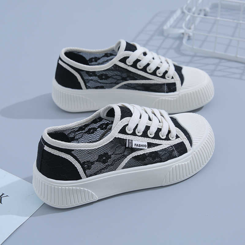 Fashion Height Up Lace Up Black Moccasin Casual Sneakers Black Spring Women's Shoes Size 46 Sports Imported Tenes Bity Cosplay