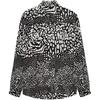 Zara Animal Print Casual Long Sleeve Shirt Men shirts Black 6917341-800