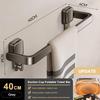 30cm 40cm 50cm Suction Cup Towel Bar Foldable Bathroom Towel Rack Easy Install for Tile Wall