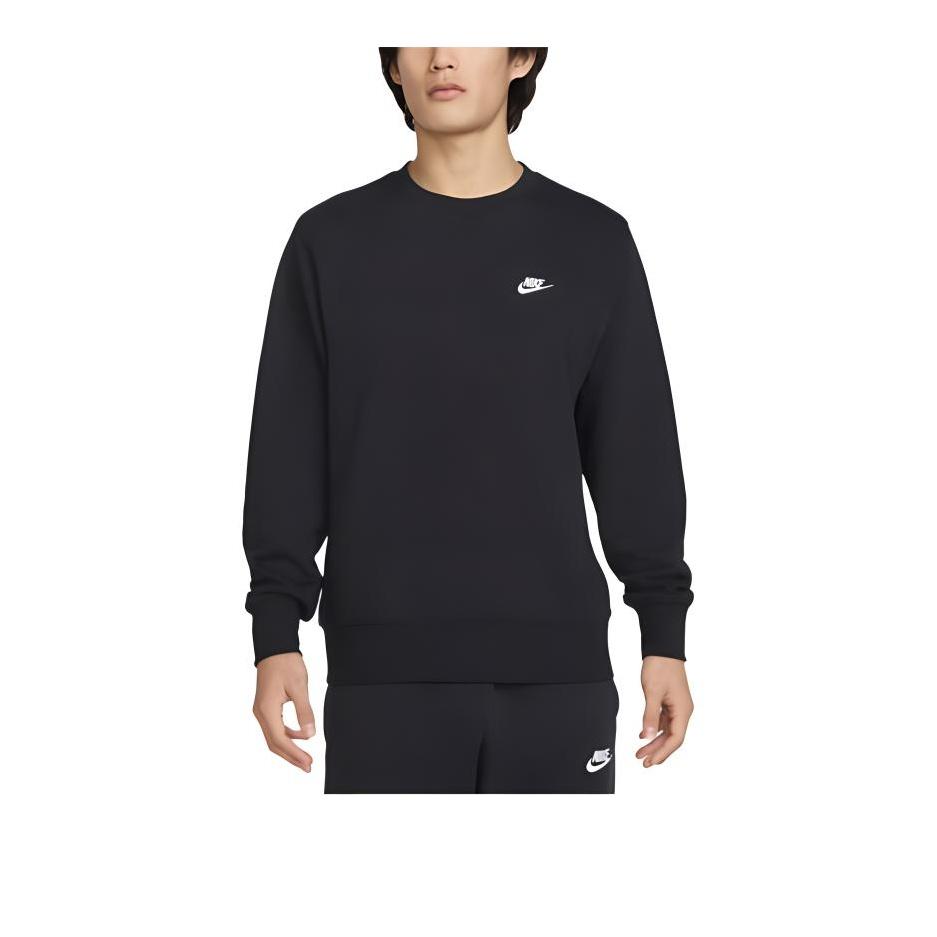 New Nike Club Sweatshirt Men's Black FN3889-010