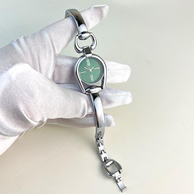 

Женские часы в стиле Мори Элегантные и универсальные Стрелочные Ретро Женские Металлический Браслет-Цепочка Модные Наручные Часы