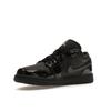 Air Jordan 1 Low SE Black Croc Women Sneakers White Metallic-Silver HJ7743-010