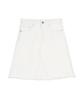 Nigaennikol Raw Cut Midi Denim Skirt_Ivory