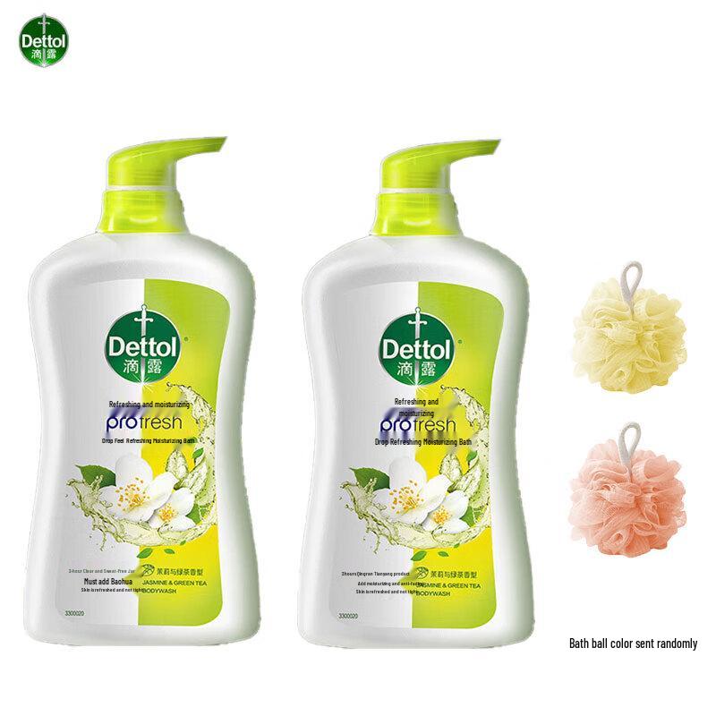 Dettol Refreshing & Moisturizing Shower Gel Twin Pack