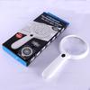 Handheld Magnifying Glass 120Mm Large Diameter Reading 14 Led Light Comfortable Handle Design