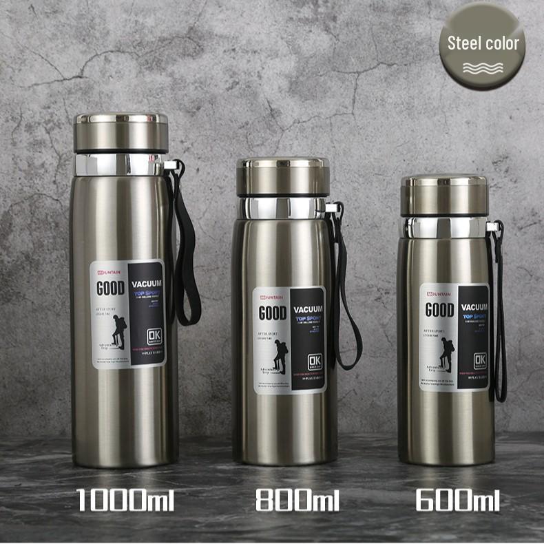 Stainless Steel Thermos Cup - Stylish Outdoor Sports Water Bottle | Portable Travel Gift Cup