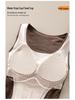 Women's Breathable Warm Vest with Chest Pad - Jelly Strip Lift Base Layer Undershirt