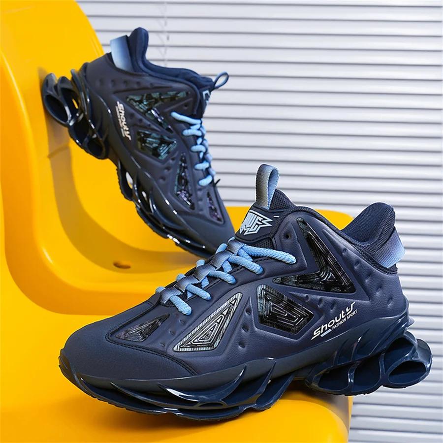 

MAEDEF Мужская повседневная обувь Модные кроссовки Нескользящие Легкие Беговые кроссовки Дышащие Удобные Туфли для ходьбы для мужчин На каждый день 39 темно-синий