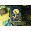 Bunny Rabbit Leather Grimoire Journal: Handmade Deckle Edge Notebook