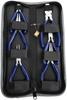 WORKPRO Accessory Tool 8 Piece Handicraft Pliers Flat Round Precision Bead Handmade DIY Spring Automatic Storage Case Included [Complete Edition] Set,