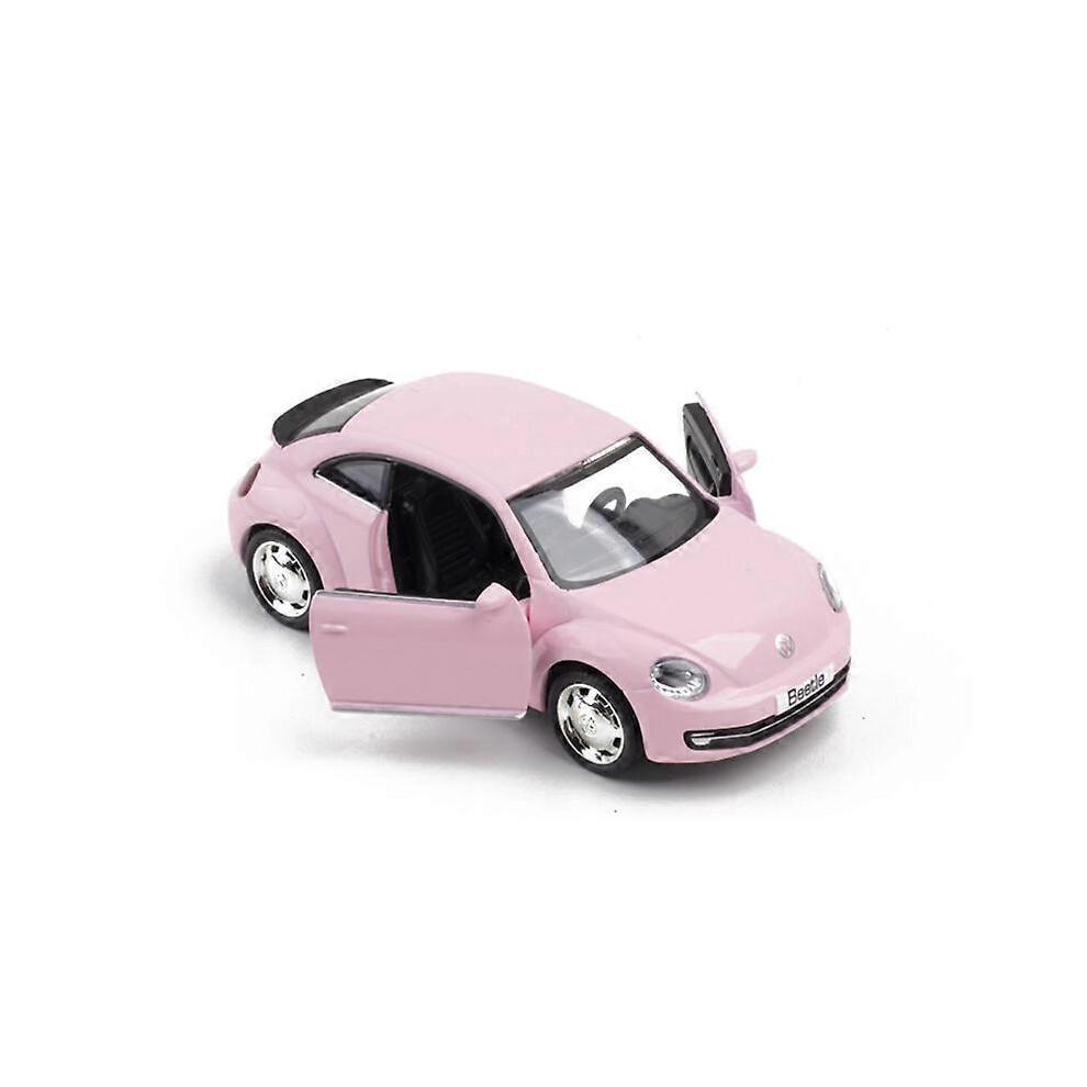 (E) Simulation Racing Car Model 1:36 pink alloy sports car series model children's toys
