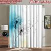 2D Flat Photography Backdrop Popular Photography Backdrop Dandelion Wishes In Blue 100% Polyester Festive Wall Decor Use for