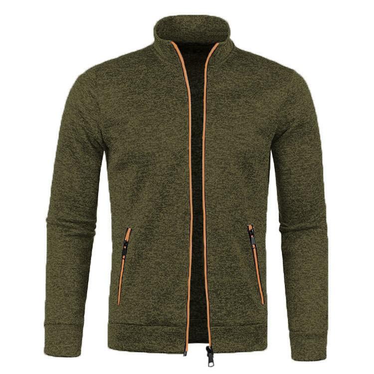 

Men s Sports And Casual Loose Jacket L армия зеленый