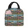 Fireman Sam Cartoon Insulated Lunch Bag for Women Children Leakproof Food Boxes Thermal Lunch Box Tote