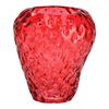 Glass Strawberry Vase 15x16x15cm