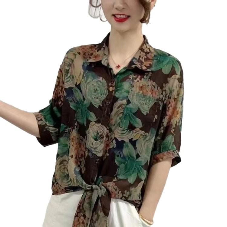 2026 Spring/Summer Retro Artistic Cotton Linen Square Neck Long Sleeve Shirt - Women's Loose, Versatile, Slimming Spring Top