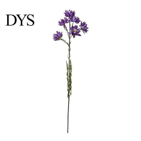 Decorative Fake Flowers Simulated Snow Lotus Artificial Flower Realistic Faux Silk Bouquet with 6 Indoor Full Blooms for Vase Floral Arrangement