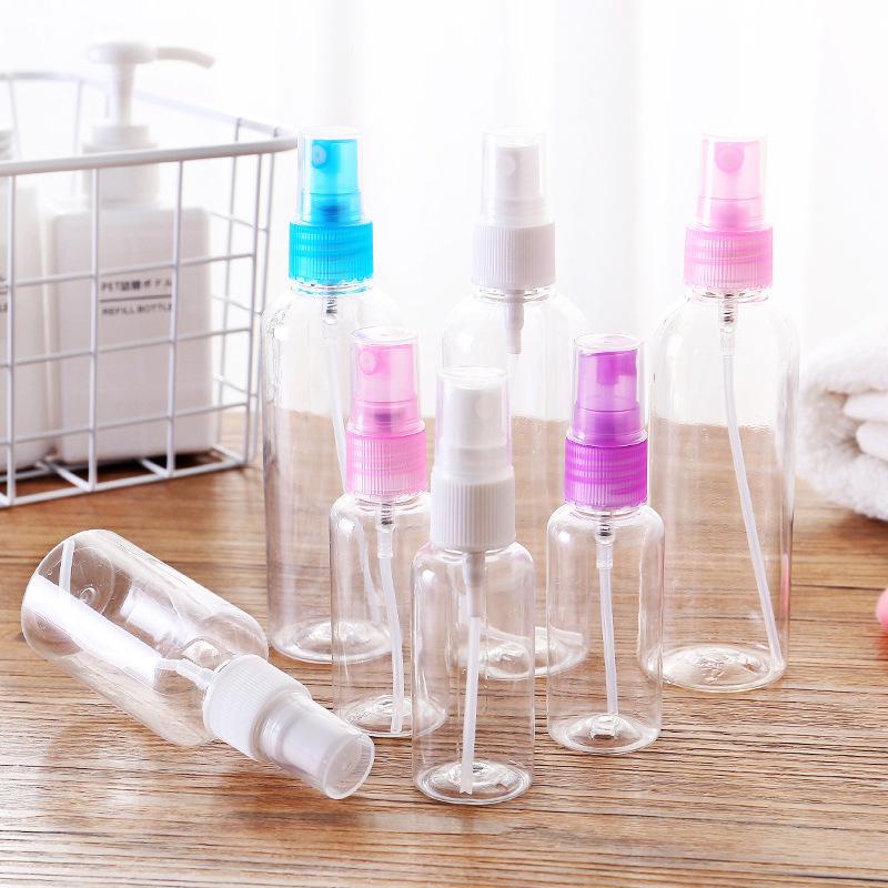 Kosmetická lahvička s rozprašovačem, průhledná 30ml lahvička s rozprašovačem/malá konvička na zalévání/kosmetická podlahvička/50ml cestovní lahvička s rozprašovačem