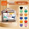 Non-Bleeding True Color Watercolor Marker Pens for Kindergarten Art - Safe & Stackable Acrylic Brushes