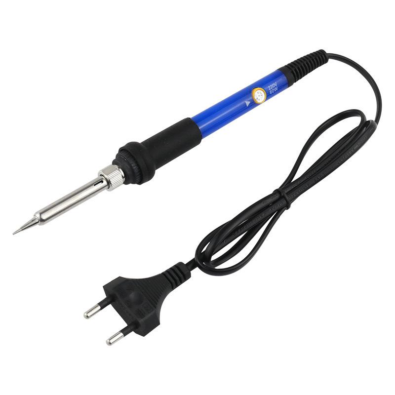 Ciocan de lipit de 60W cu temperatură reglabilă și vârfuri interschimbabile, 220V, disponibil cu ștecher rotund/plat