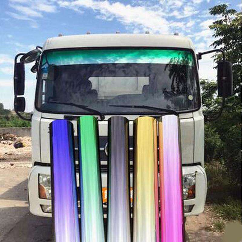 20CMx30M Top Front Window Windshield Foil Solar Protection Color Gradient Sunshade Tints Car Tinting Film Wholesale