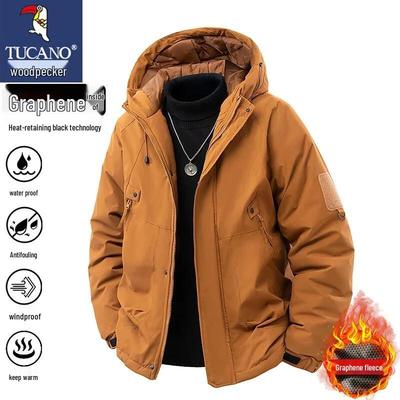 Men's Fleece-Lined Waterproof Tactical Jacket