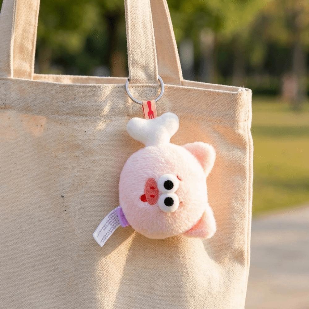 Cute Snack Keychain Miniature Bag Delicate Decoration New Plush Food Pendant Backpack Decoration