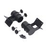 2 Pcs Patio Umbrella Side Holder Steel Parasol Umbrella Clamp Mount Fixed Clip Base for Deck
