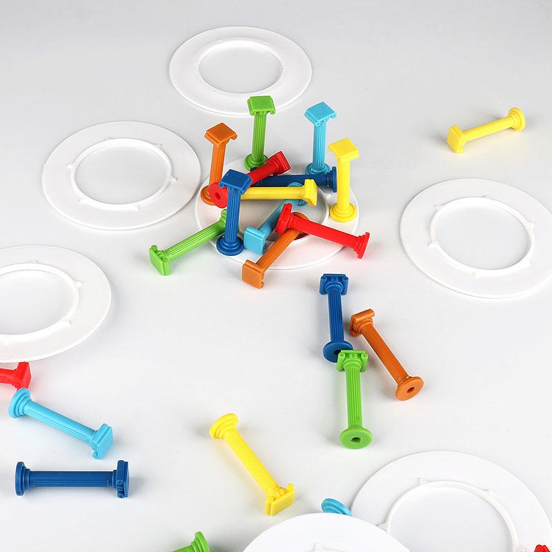 Funny Balance Tower Collapse Game, Parent-child Interactive Family Party Board Game Educational Toys Kids Friend  Birthday Gifts