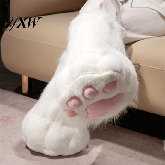 Plush Animal Paw Gloves 1Pc Glove Boot Furry Shoe Fuzzy Cute Cosplay Paws Cat Accessories for Costume Parties Theme