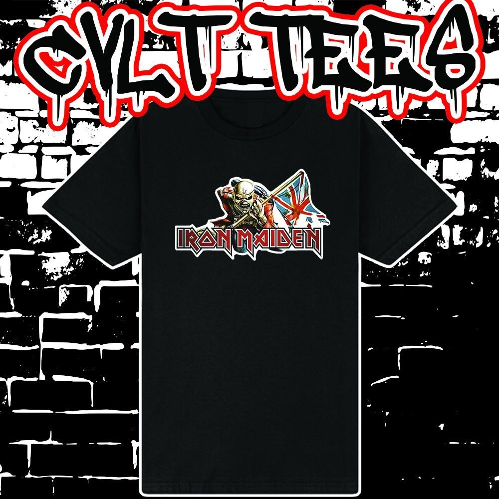 Iron Maiden style Band Tee ~ 100% Cotton Unisex T-Shirt XXL