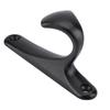Modern Wall Mounted Coat Hook Bathroom Cloakroom Closet Clothes Rack Holder Hooks(Matte Black)