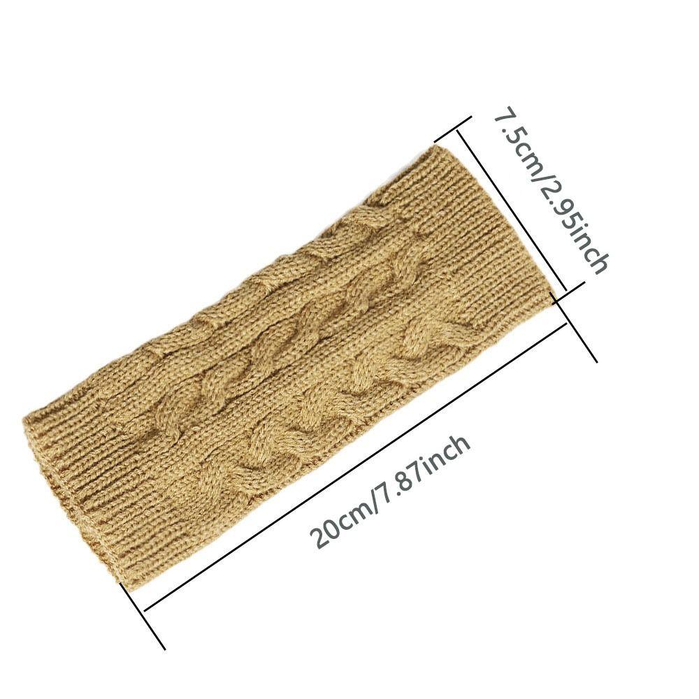 Fingerless Wrist Gloves Outdoor Winter Mittens Fashion Accessories Knitted Gloves  Student